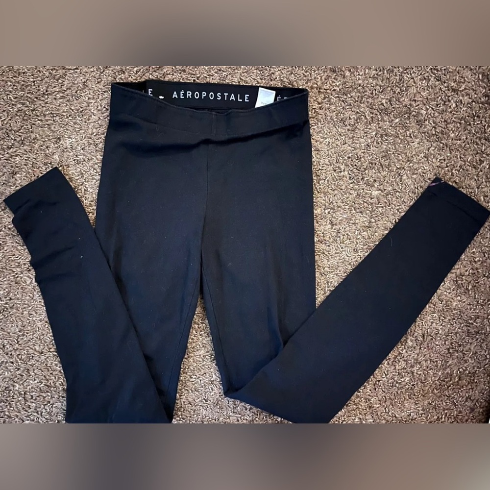 Aeropostale Women's Yoga Leggings Size XS Black